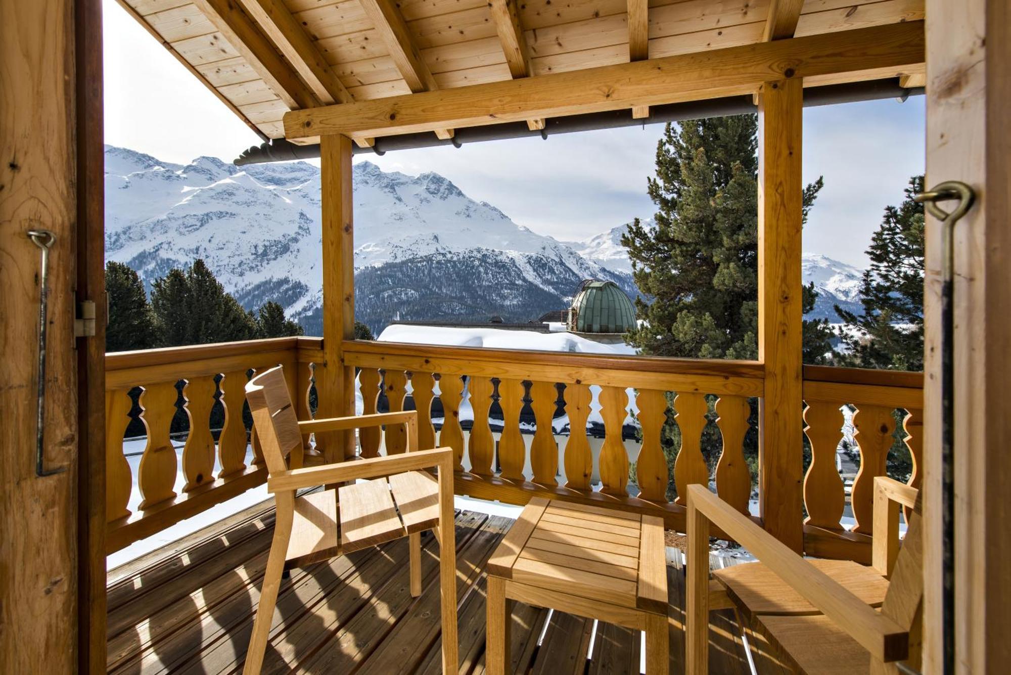 Berghotel Randolins Saint-Moritz Oda fotoğraf